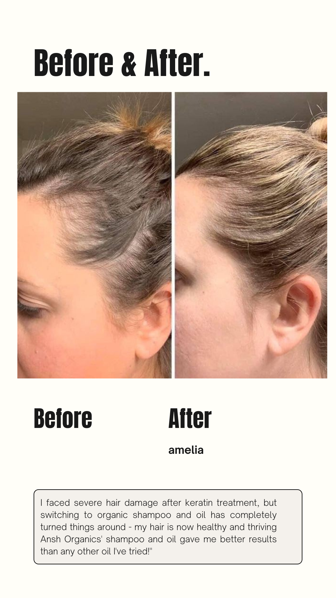 Regrow plus organic hair oil
