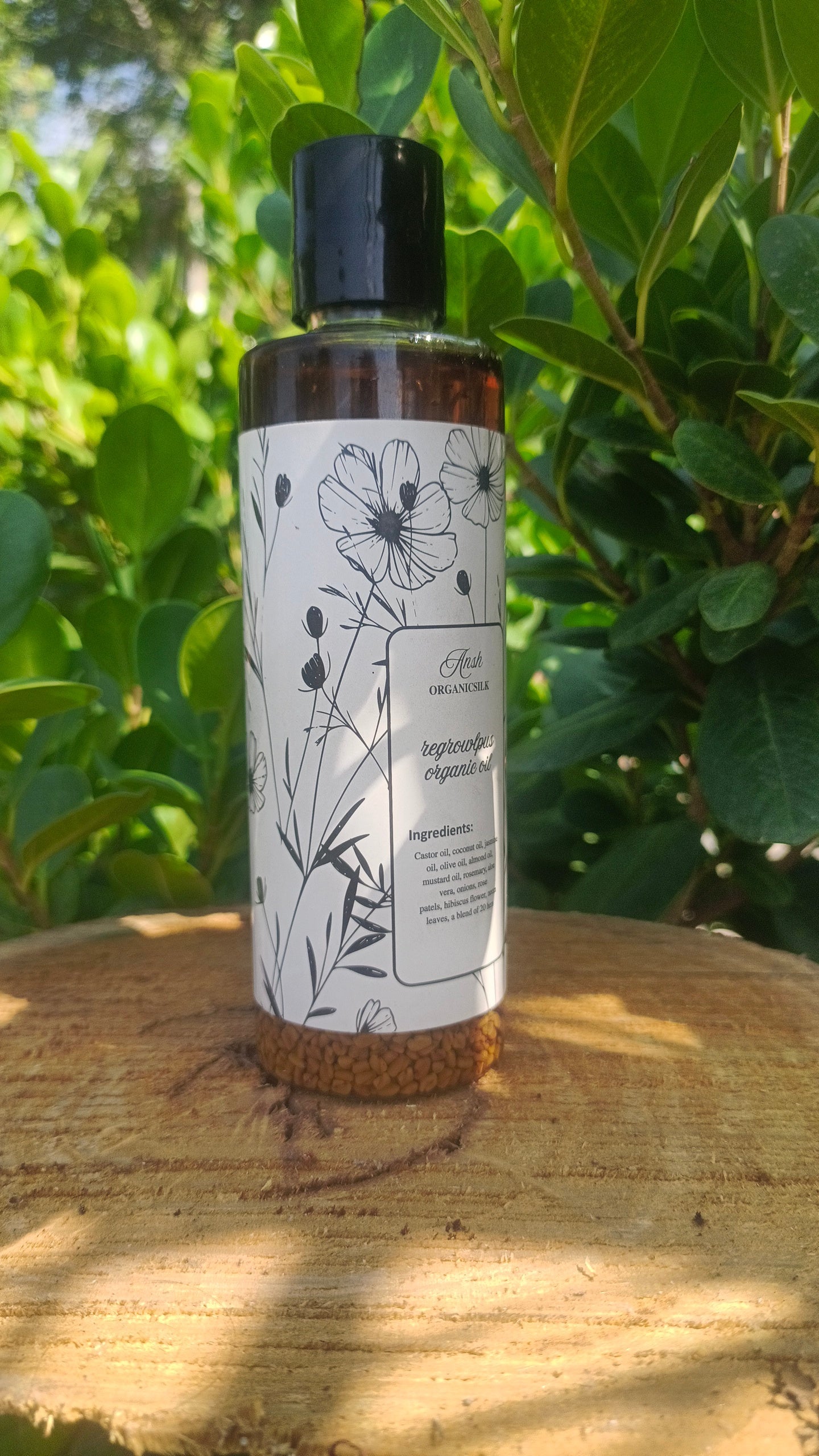 Regrow plus organic hair oil