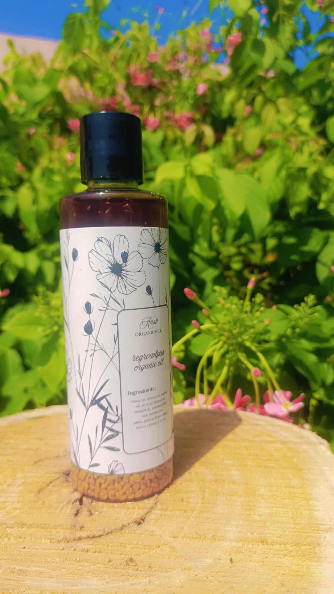 Regrow plus organic hair oil